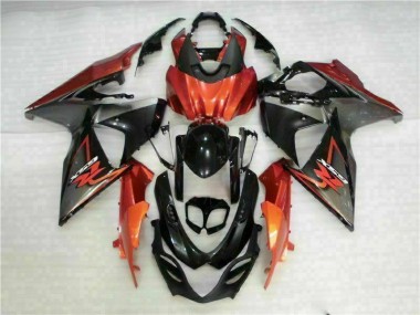 Braun Schwarz GSXR 1000 K9 2009-2016 Vollverkleidung