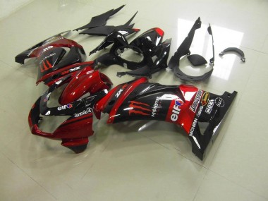 Candy Rot Monster ZX 250R 2008-2012 Verkleidungen