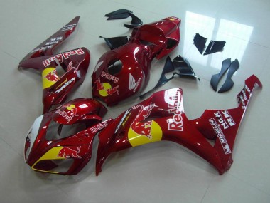 Candy Rot Rot Bull CBR 1000 RR 2006-2007 Verkleidungen
