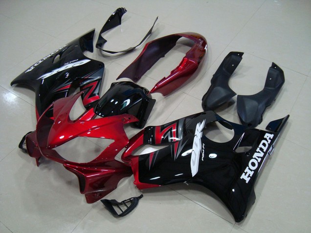 Candy Rot Schwarz CBR 600 F4i 2004-2007 Verkleidungen Candy Rot Schwarz CBR 600 F4i 2004-2007 Verkleidungen