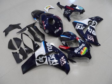 Dunkel blau HP CBR 1000 RR 2008-2011 Verkleidungen