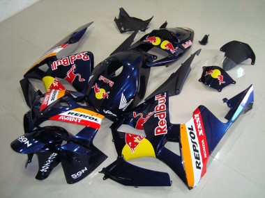 Dunkel blau Rot Bull Repsol CBR 600 RR 2005-2006 Verkleidungen