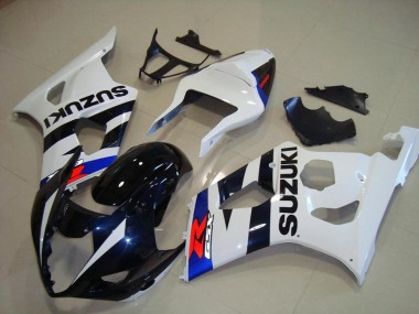 Dunkel blau Weiß GSXR 1000 K3 2003-2004 Verkleidungen