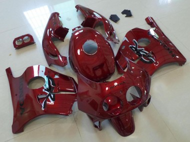 Dunkel rot CBR 250 RR MC22 1991-1998 Verkleidungen