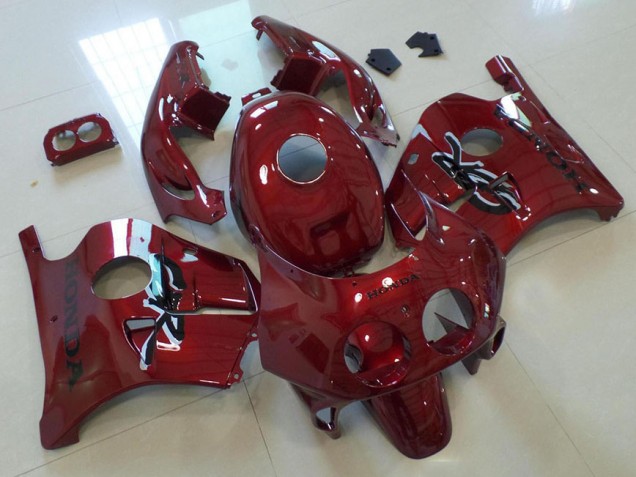 Dunkel rot CBR 250 RR MC22 1991-1998 Verkleidungen Dunkel rot CBR 250 RR MC22 1991-1998 Verkleidungen