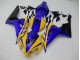 Gelb Blau CBR 1000 RR 2006-2007 Verkleidungen