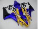 Gelb Blau CBR 1000 RR 2006-2007 Verkleidungen