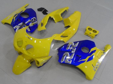 Gelb Blau CBR 250 RR MC22 1991-1998 Verkleidungen