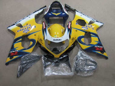 Gelb Blau Corona Extra GSXR 1000 K1 2000-2002 Verkleidungen