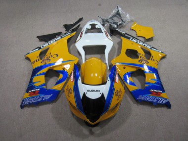 Gelb Blau Corona Extra GSXR 1000 K3 2003-2004 Verkleidungen