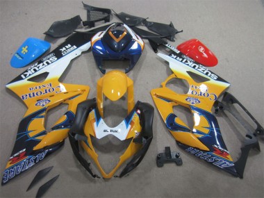 Gelb Blau Corona Extra GSXR 1000 K5 2005-2006 Verkleidungen
