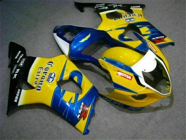 Gelb Blau GSXR 1000 K3 2003-2004 Verkleidungen