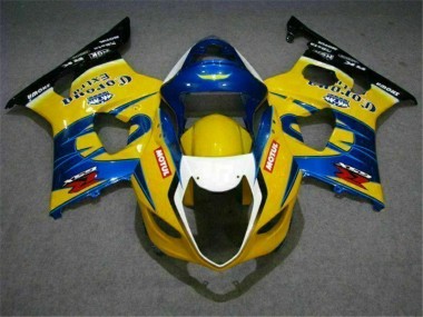Gelb Blau GSXR 1000 K3 2003-2004 Verkleidungen