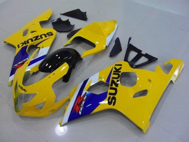 Gelb Blau GSXR 750 K4 2004-2005 Verkleidungen