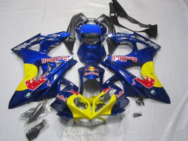 Gelb Blau Red Bull S1000RR 2009-2014 Verkleidungen