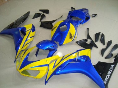 Gelb Blau Schwarz CBR 1000 RR 2006-2007 Verkleidungen