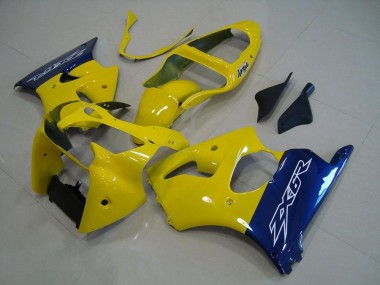 Gelb Blau ZX6R 2000-2002 Verkleidungen