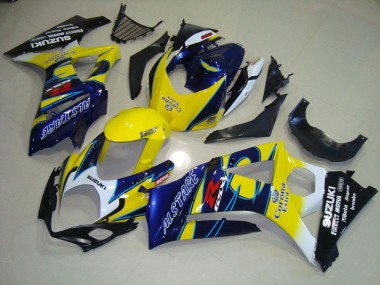 Gelb Corona GSXR 1000 K7 2007-2008 Verkleidungen