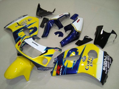Gelb Corona GSXR 600 1996-2000 Verkleidungen