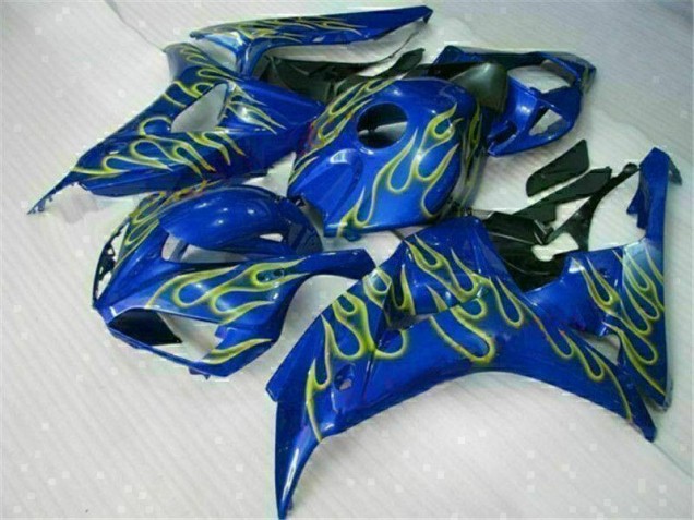 Gelb Flamme Blau CBR 1000 RR 2006-2007 Verkleidungen Gelb Flamme Blau CBR 1000 RR 2006-2007 Verkleidungen