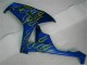 Gelb Flamme Blau CBR 1000 RR 2006-2007 Verkleidungen Gelb Flamme Blau CBR 1000 RR 2006-2007 Verkleidungen