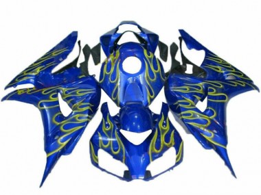 Gelb Flamme Blau CBR 1000 RR 2006-2007 Verkleidungen