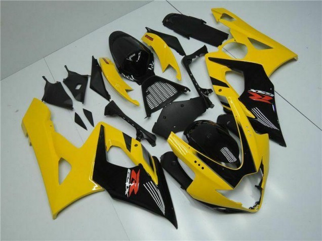 Gelb GSXR 1000 K5 2005-2006 Verkleidungen Gelb GSXR 1000 K5 2005-2006 Verkleidungen