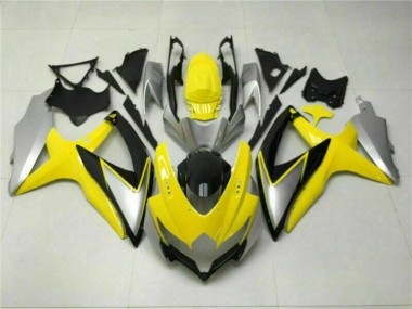 Gelb GSXR 600 / 750 K8 2008-2010 Verkleidungen