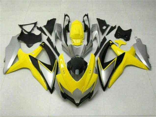 Gelb GSXR 600 / 750 K8 2008-2010 Verkleidungen Gelb GSXR 600 / 750 K8 2008-2010 Verkleidungen