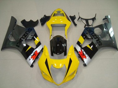 Gelb Grau GSXR 1000 K3 2003-2004 Verkleidungen
