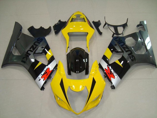Gelb Grau GSXR 1000 K3 2003-2004 Verkleidungen Gelb Grau GSXR 1000 K3 2003-2004 Verkleidungen