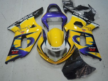 Gelb Lila GSXR 600 K1 K2 K3 2001-2003 Verkleidungen