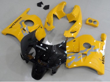 Gelb Schwarz CBR 250 RR MC22 1991-1998 Verkleidungen