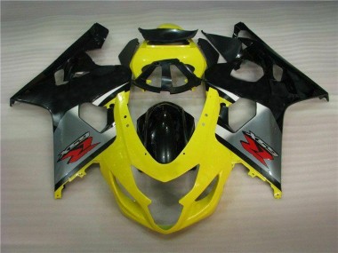 Gelb Schwarz GSXR 600 / 750 K4 2004-2005 Verkleidung