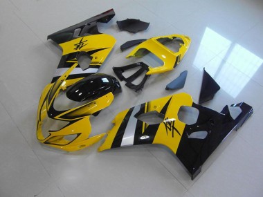 Gelb Schwarz GSXR 750 K4 2004-2005 Verkleidungen