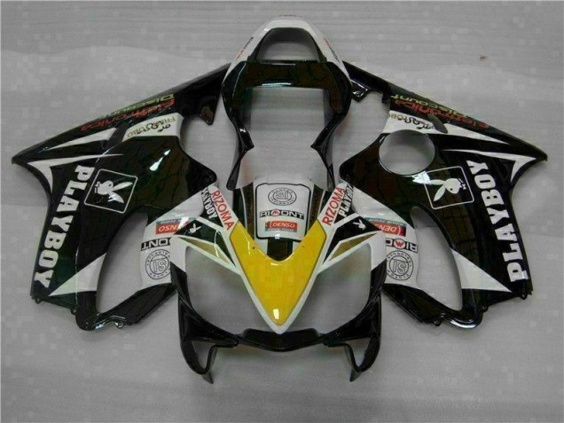 Gelb Silber Schwarz Playboy CBR 600 F4i 2001-2003 Verkleidungen Gelb Silber Schwarz Playboy CBR 600 F4i 2001-2003 Verkleidungen