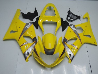 Gelb Und Grau GSXR 1000 K1 2000-2002 Verkleidungen