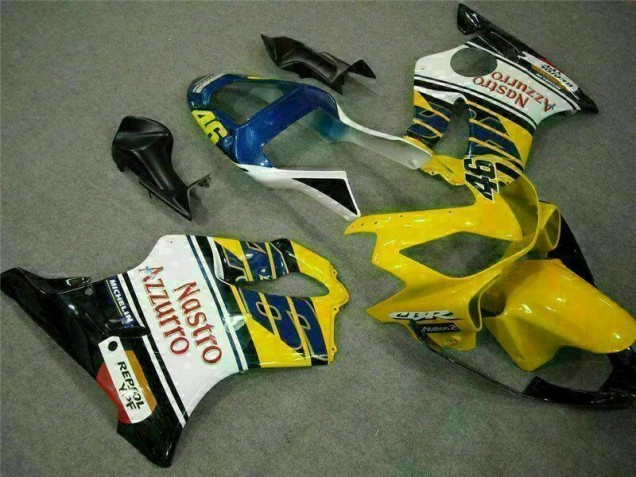Gelb Weiß CBR 600 F4i 2001-2003 Verkleidungen Gelb Weiß CBR 600 F4i 2001-2003 Verkleidungen