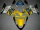 Gelb Weiß CBR 600 F4i 2001-2003 Verkleidungen Gelb Weiß CBR 600 F4i 2001-2003 Verkleidungen