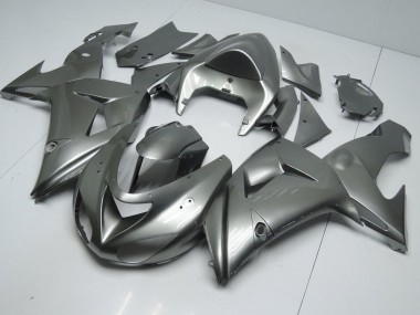 Glänzend Grau ZX10R 2006-2007 Verkleidungen