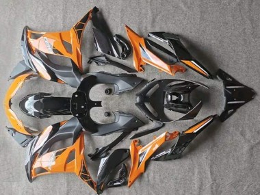 Glänzend Orange Schwarz EX650 2017-2019 Verkleidungen