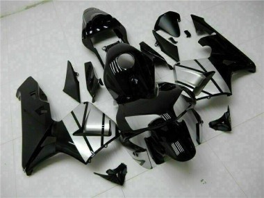 Glänzend Schwarz CBR 600 RR 2003-2004 Verkleidungen