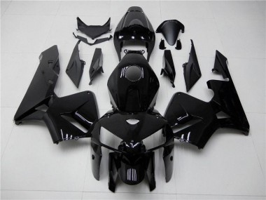 Glänzend Schwarz CBR 600 RR 2005-2006 Verkleidungen
