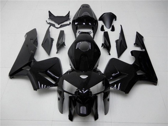 Glänzend Schwarz CBR 600 RR 2005-2006 Verkleidungen Glänzend Schwarz CBR 600 RR 2005-2006 Verkleidungen