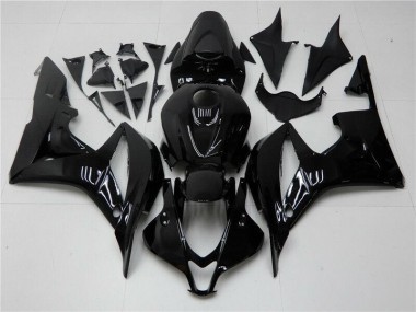Glänzend Schwarz CBR 600 RR 2007-2008 Verkleidungen