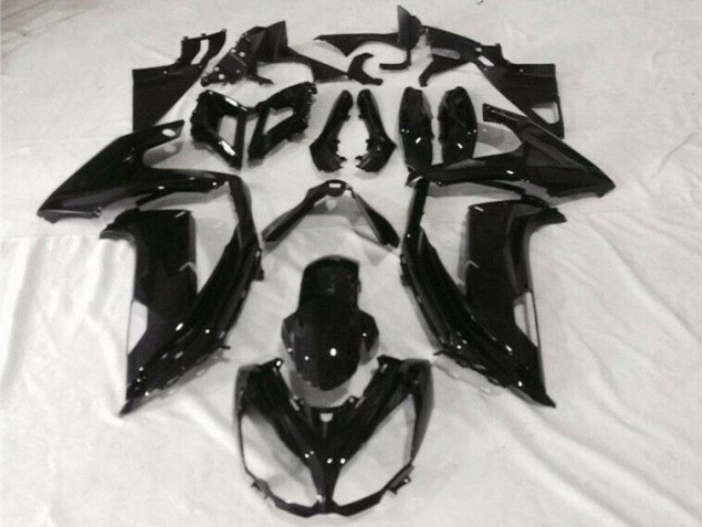 Glänzend Schwarz EX650 2012-2016 Verkleidung