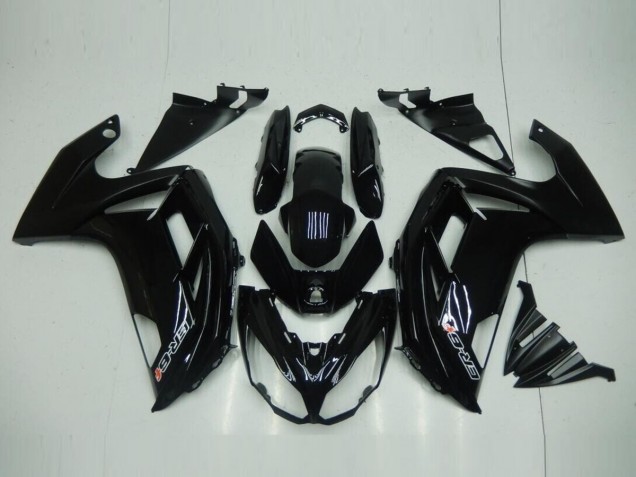 Glänzend Schwarz EX650 2012-2016 Verkleidungen