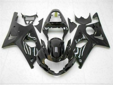 Glänzend Schwarz GSXR 1000 K1 2000-2002 Verkleidungen