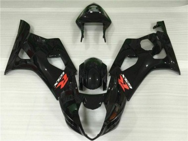 Glänzend Schwarz GSXR 1000 K3 2003-2004 Vollverkleidung