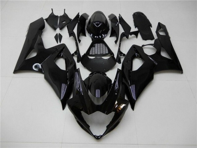 Glänzend Schwarz GSXR 1000 K5 2005-2006 Verkleidungen Glänzend Schwarz GSXR 1000 K5 2005-2006 Verkleidungen